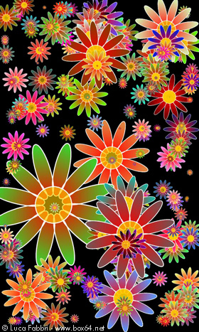 disegno fiori colorati android app wallpaper 06